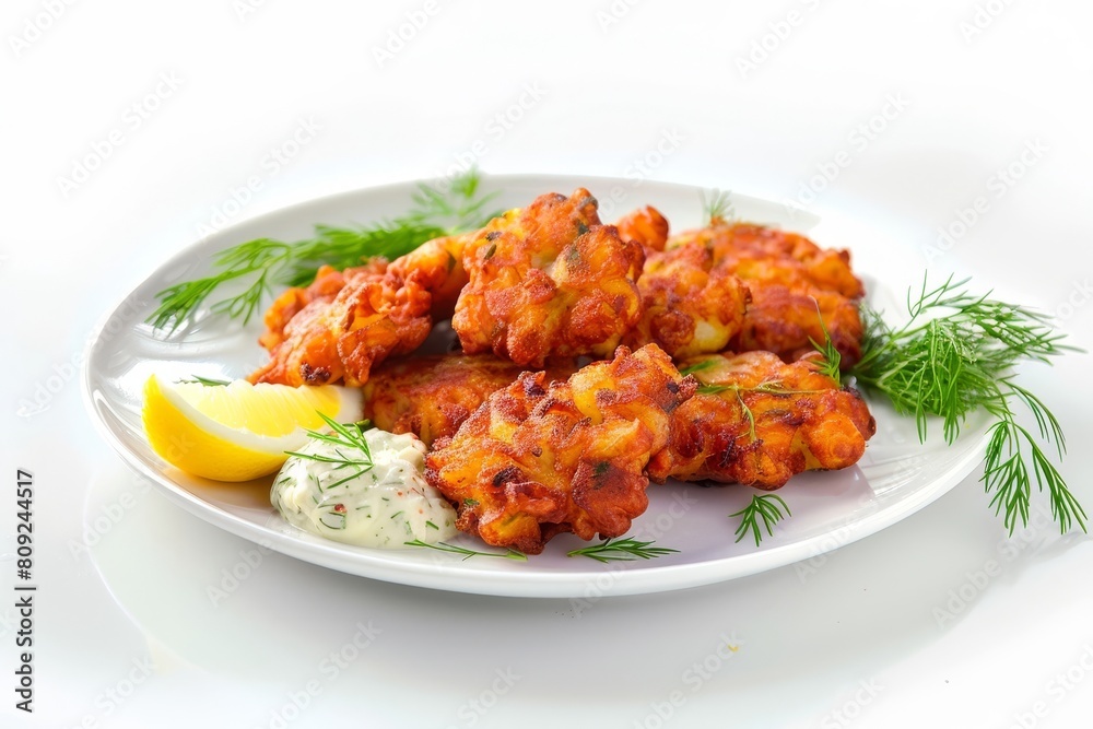 Gator Tail Fritters Infused with Tangy Dijon Mustard and Scallions