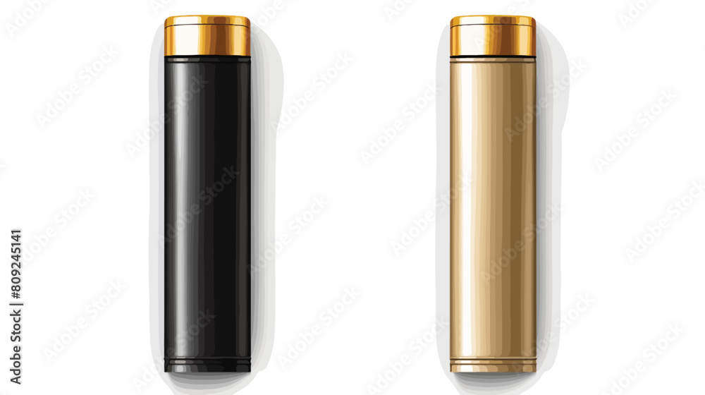 Package of thin black and gold Alkaline batteries r