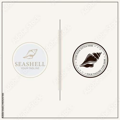 Vector Brand Logo Icon SeaShell