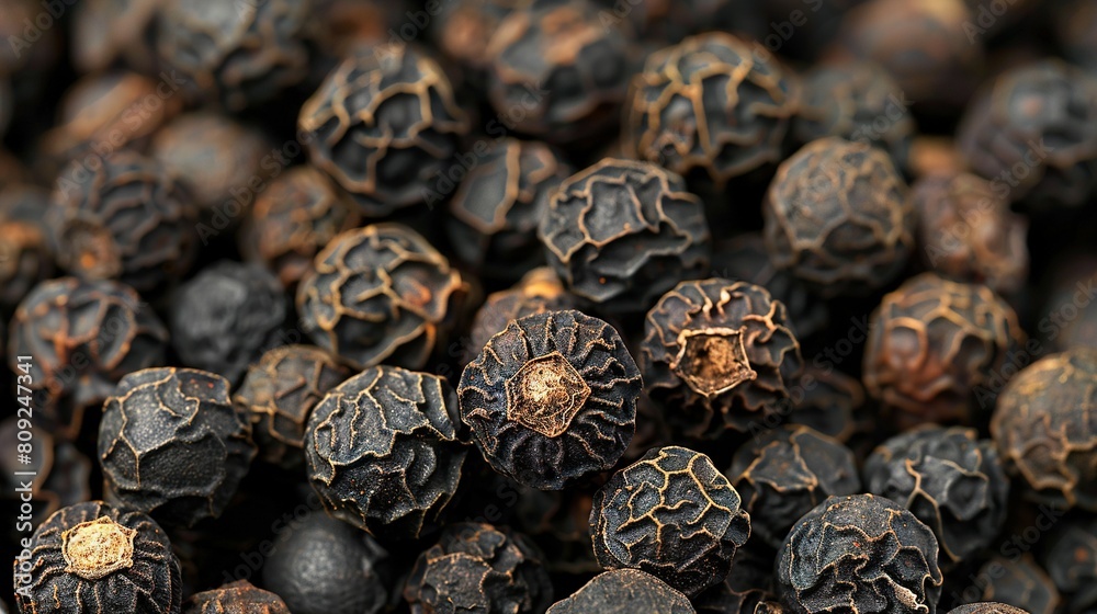   A cluster of dried blackberries rests atop a mound of other blackberries, surrounded by more blackberries