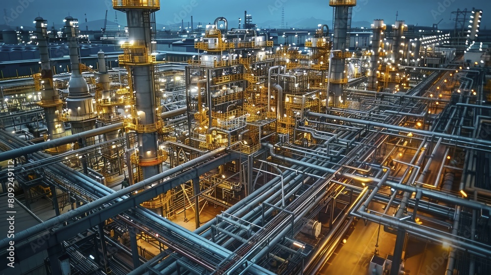Witness Cyber physical systems enhancing efficiency in a cutting-edge industrial hub, streamlining manufacturing operations. Witness Cyber physical systems enhancing efficiency in a cutting-edge industrial hub, streamlining manufacturing operations.