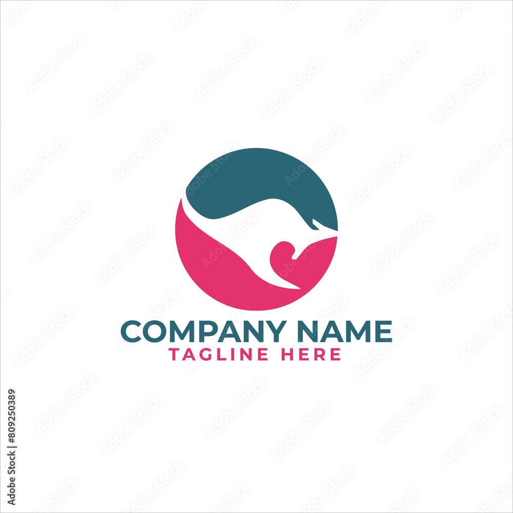 Vector illustration with a group 