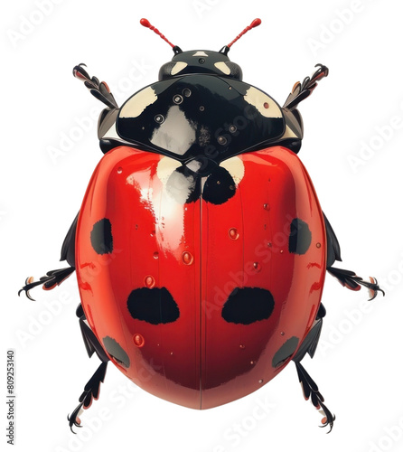 PNG Shiny ladybug animal insect invertebrate. © Rawpixel.com