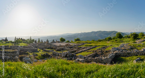 Albania Bylis Illyrian ancient city  archaeological park ruins photo