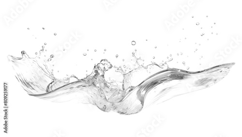 Water effect png, transparent background