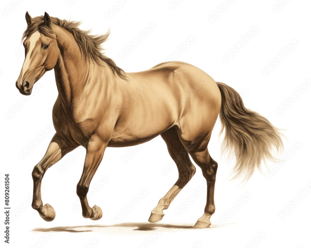 Fototapeta premium PNG Horse stallion mammal animal. AI generated Image by rawpixel.
