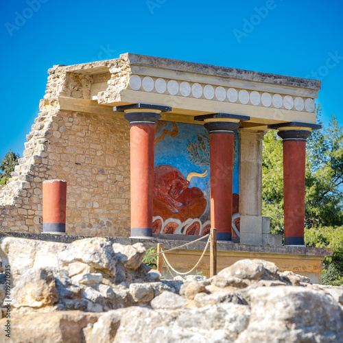 Palace of Knossos, Crete, Greece.