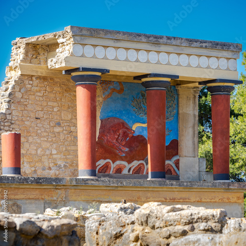 Palace of Knossos, Crete, Greece.