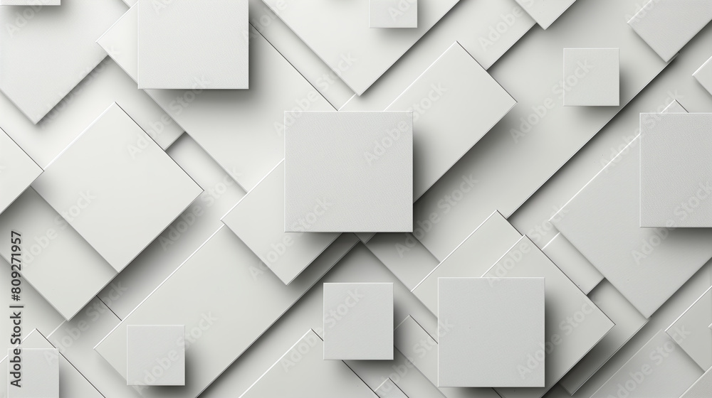 Abstract Geometric Background of White Squares and Rectangles Perfect for Black Friday Sale Concept Abstract Geometric Background of White Squares and Rectangles Perfect for Black Friday Sale Concept