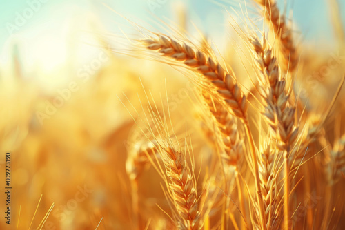 Stunning Wheat Field on a Sunny Day