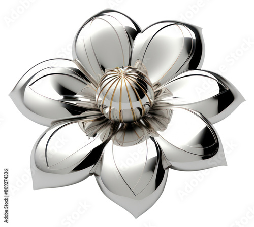 PNG Jewelry brooch silver shiny.