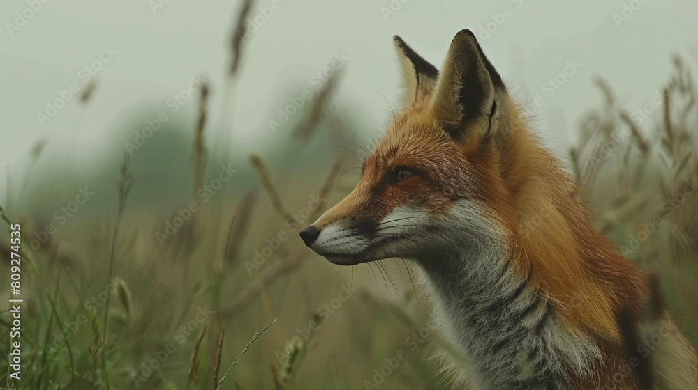 Close-up Portrait of a Red Fox in Natural Habitat Capturing the Intricate Details and Mesmerizing Gaze Close-up Portrait of a Red Fox in Natural Habitat Capturing the Intricate Details and Mesmerizing Gaze