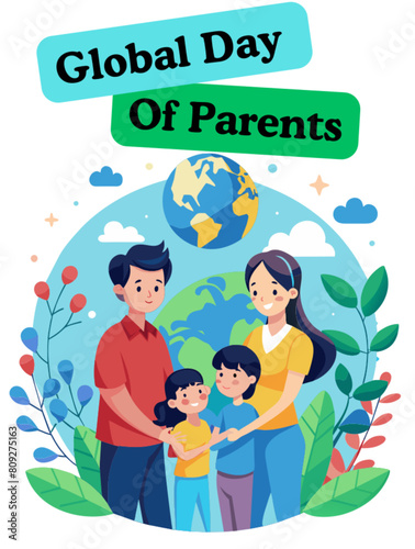 Global Day of Parents illustration vector
