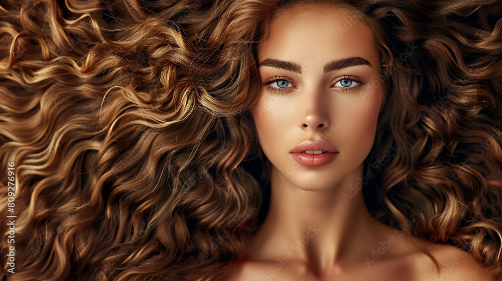 portrait of a woman with long hair