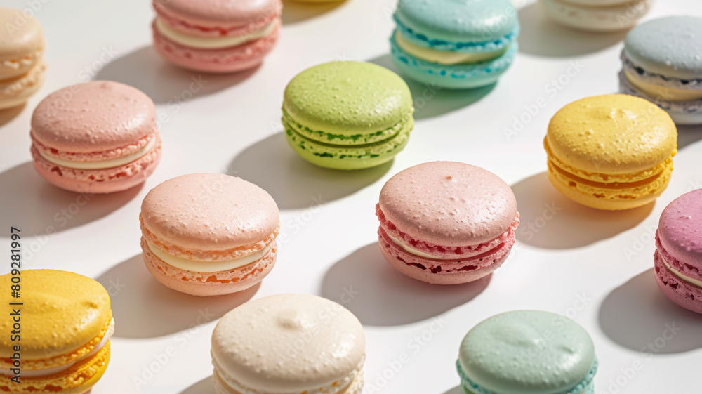 Pastel Delights: Colorful Macarons Collection Pastel Delights: Colorful Macarons Collection