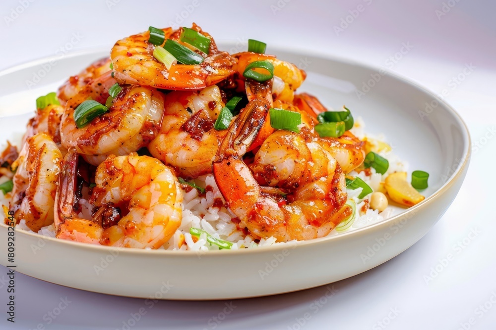 Irresistible Shrimp with Green Onion and BBQ Spices Irresistible Shrimp with Green Onion and BBQ Spices