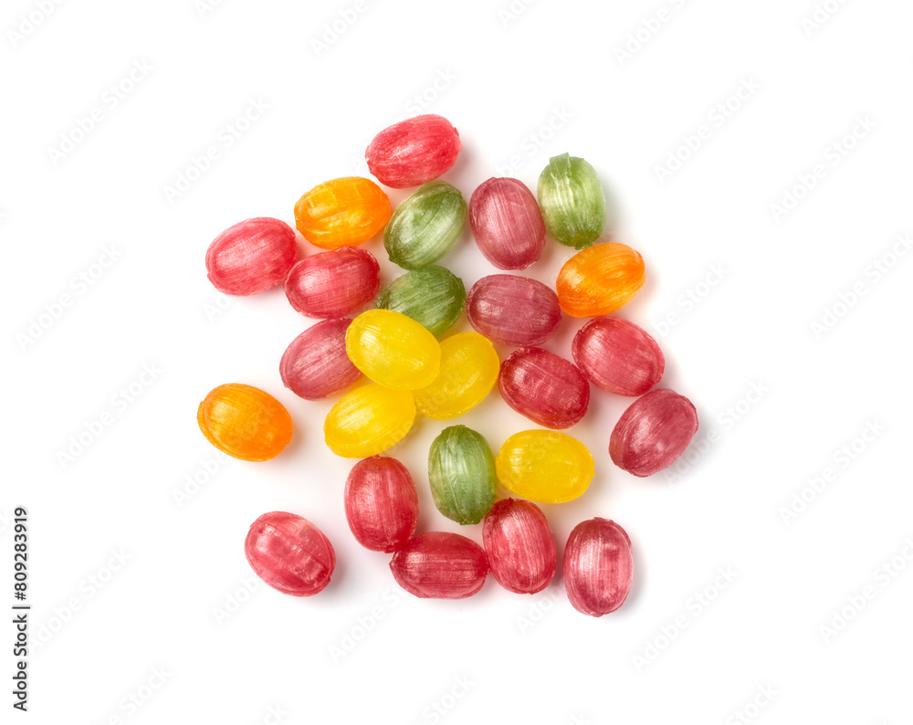 Hard Candy Isolated, Sour Hard Candies, Fruit Sugar Bonbon Pile, Colorful Lozenge, Color Candy Group Hard Candy Isolated, Sour Hard Candies, Fruit Sugar Bonbon Pile, Colorful Lozenge, Color Candy Group