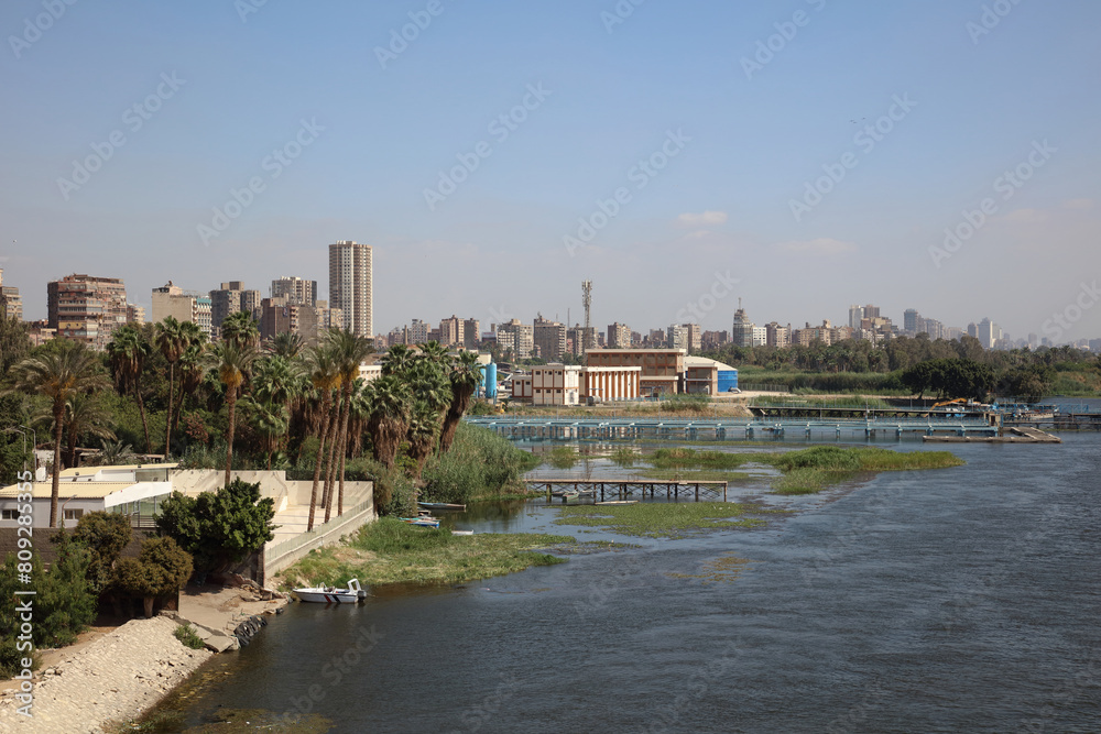 Obraz premium the nile and land