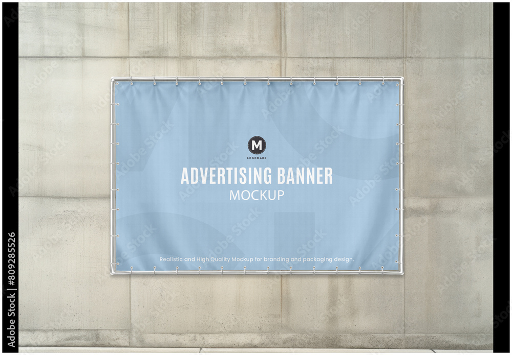 Advertising Banner Mockup Stock Template | Adobe Stock
