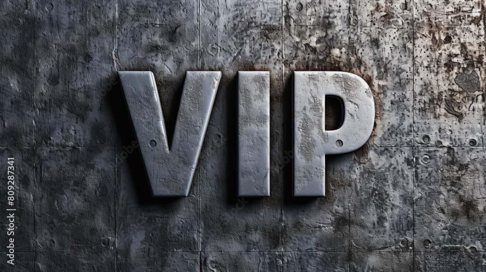 Grey VIP concept art poster.