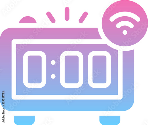 Digital clock icon