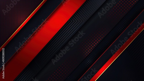 isolated black background with red lines