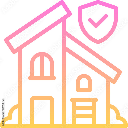 Property insurance icon