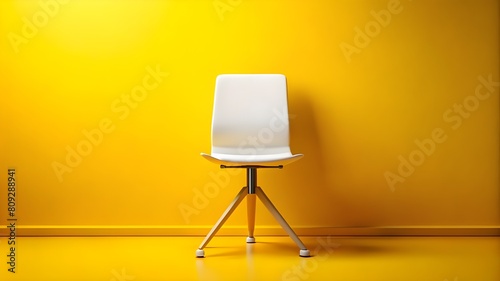 empty chair hiring new job photo