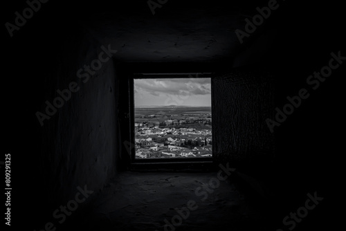 Photographs of old windmills in Castilla La Mancha