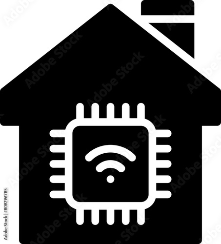 Smart home icon (ID: 809296785)