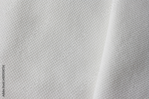 Cotton Pique knit textile macro texture background photo