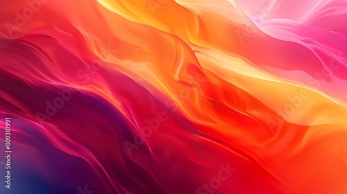 Abstract color background. Gradient blend. Bright colored glow. Diffuse glare. Blurry highlights. Modern design template for web cover. Bitmap. Raster image