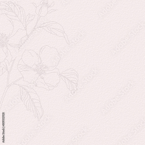 Delicate watercolor botanical digital paper floral