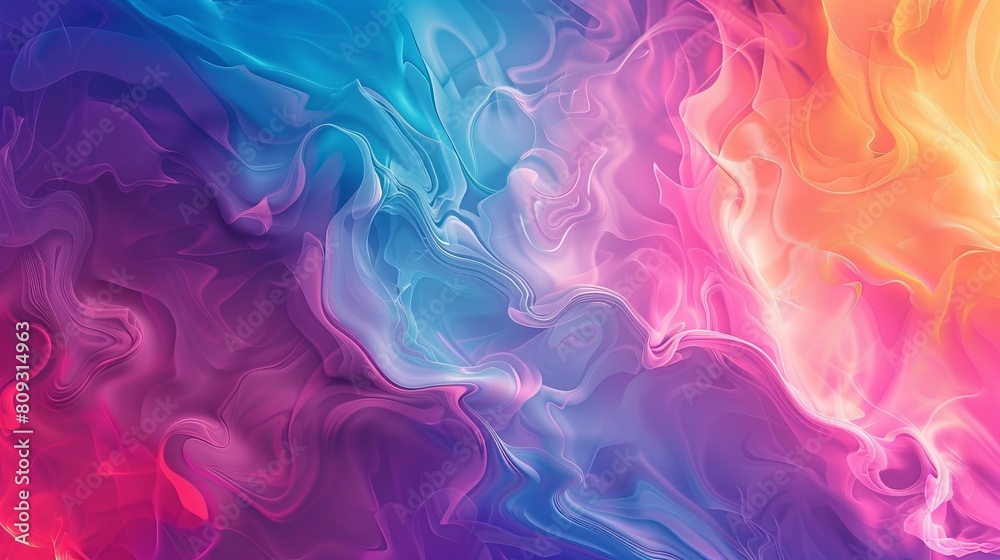 Gradient abstract background. Bright color liquid blend. Blurred fluid colorful mix. Modern design template for web covers, ad banners, posters, brochures, flyers. Raster illustration image Gradient abstract background. Bright color liquid blend. Blurred fluid colorful mix. Modern design template for web covers, ad banners, posters, brochures, flyers. Raster illustration image