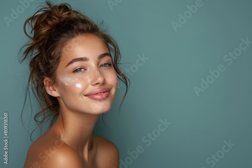 Young woman with natural be...