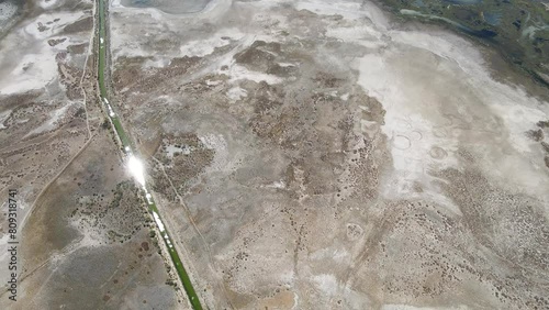 Wallpaper Mural Footage of shallow seaside lakes called abalone and lagoons. Torontodigital.ca