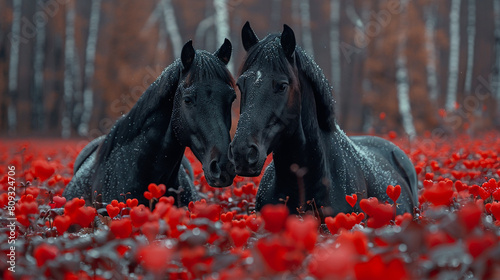 black horses 