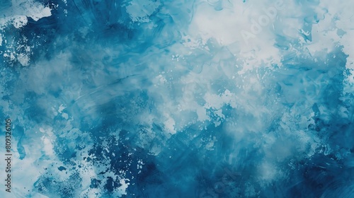 blue watercolor background, aesthetic look