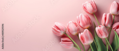 Fresh and Beautiful Spring Flowers. AI Generated Image