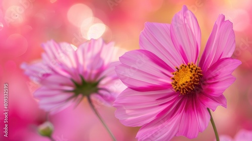 Stunning Pink Cosmos Flower Beauty