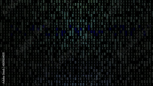 Abstract binary code background
