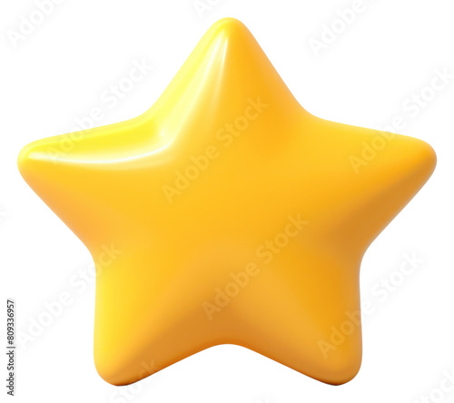PNG Chubby star icon yellow symbol white background. AI generated Image by rawpixel.