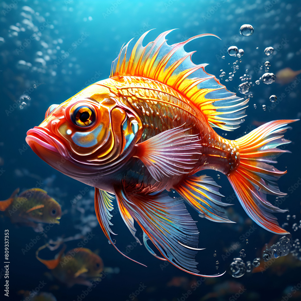 fish in aquarium fish in aquarium