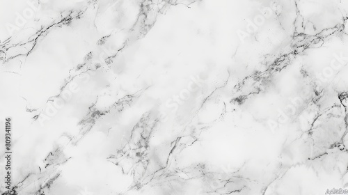 High resolution image showcasing a luxurious white marble texture with subtle grey veins, perfect for backgrounds, wallpaper, or interior design projects