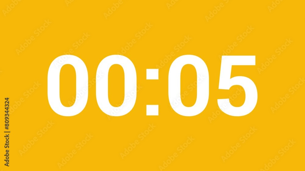 10 Second count clock time video animation vector design. 10 Second count clock time video animation vector design.
