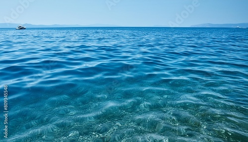 blue deep sea texture of the surface level © Aedan