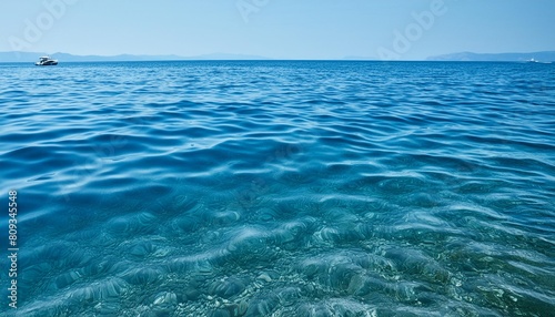 blue deep sea texture of the surface level