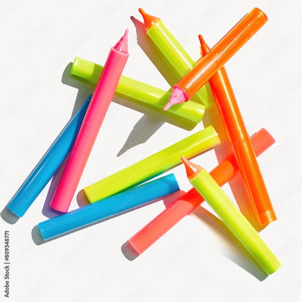 Clean and sleek highlighter icon in vector format on a white background. Perfect for presentations. Clean and sleek highlighter icon in vector format on a white background. Perfect for presentations.