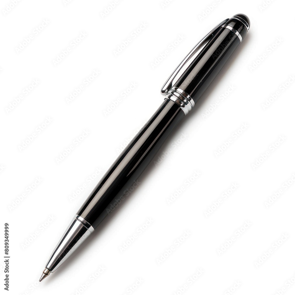 Pen on a white background. Clean and professional design. Pen on a white background. Clean and professional design.