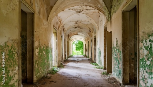 the old shabby corridor